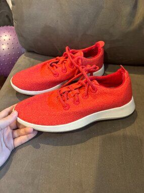 Allbirds red Wool Runner sneakers